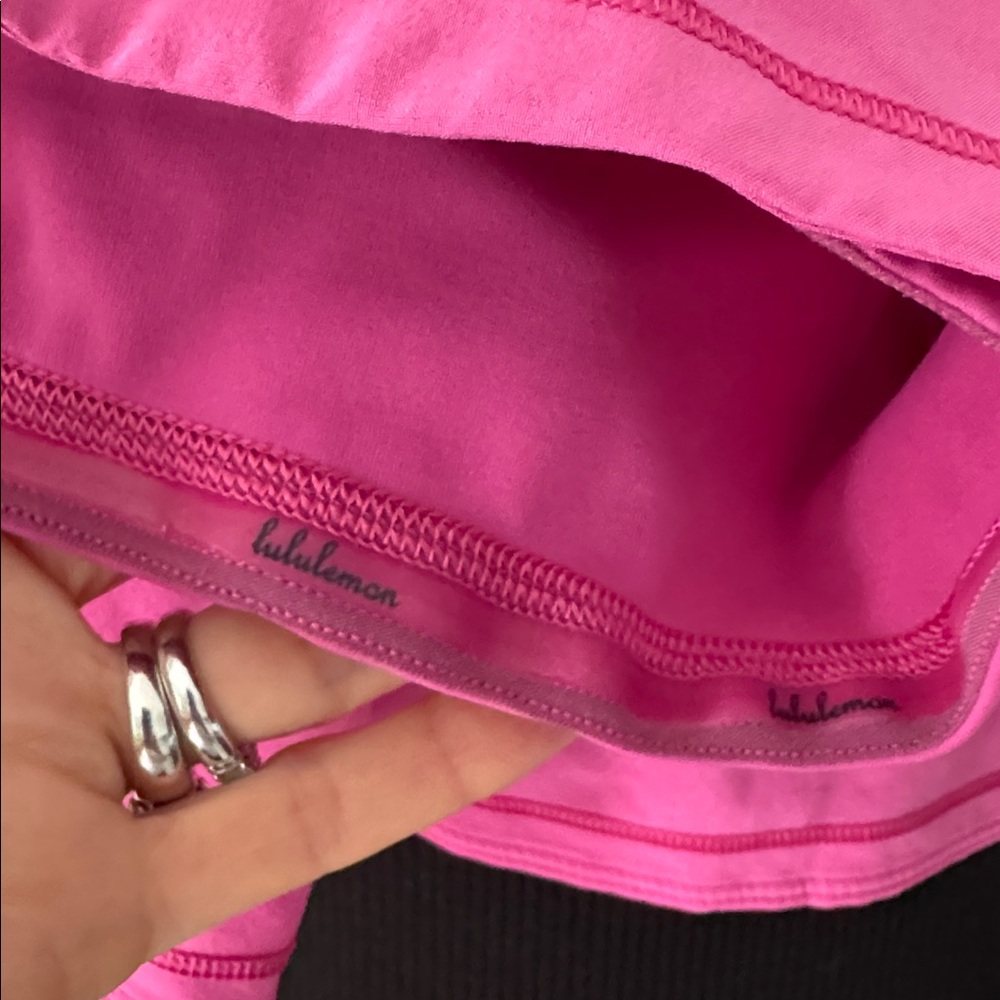 lululemon athletica sonic Pink Pace Rival Mid-Rise Skirt size 8 - Picture 5 of 7